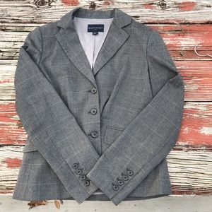 Plaid Banana Republic Blazer